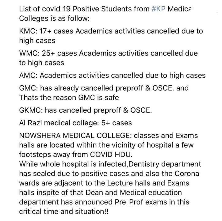 girlinlalaland3's tweet photo. Huge rise in Covid cases in Foundation Uni Isb (FUIRS), 30+ cases, including faculty. Yet on-campus exams are starting Monday, 23 Nov. A student just tested positive yday, 5 +ve cases in ONE class, total 10 classes. Many symptomatic, could be carriers @dcislamabad @hamzashafqaat https://t.co/L5EBGZqmkK
