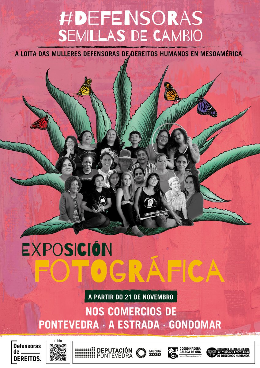 📷 Inaugurando #DefensorasSemillasDeCambio, unha expo fotográfica protagonizada por defensoras de dereitos humanos de Honduras, Guatemala, El Salvador, México e Nicaragua e que nace da colaboración con <a href="/IM_Defensoras/">IM-Defensoras</a> e a <a href="/depo_es/">Deputación Pontevedra</a>.