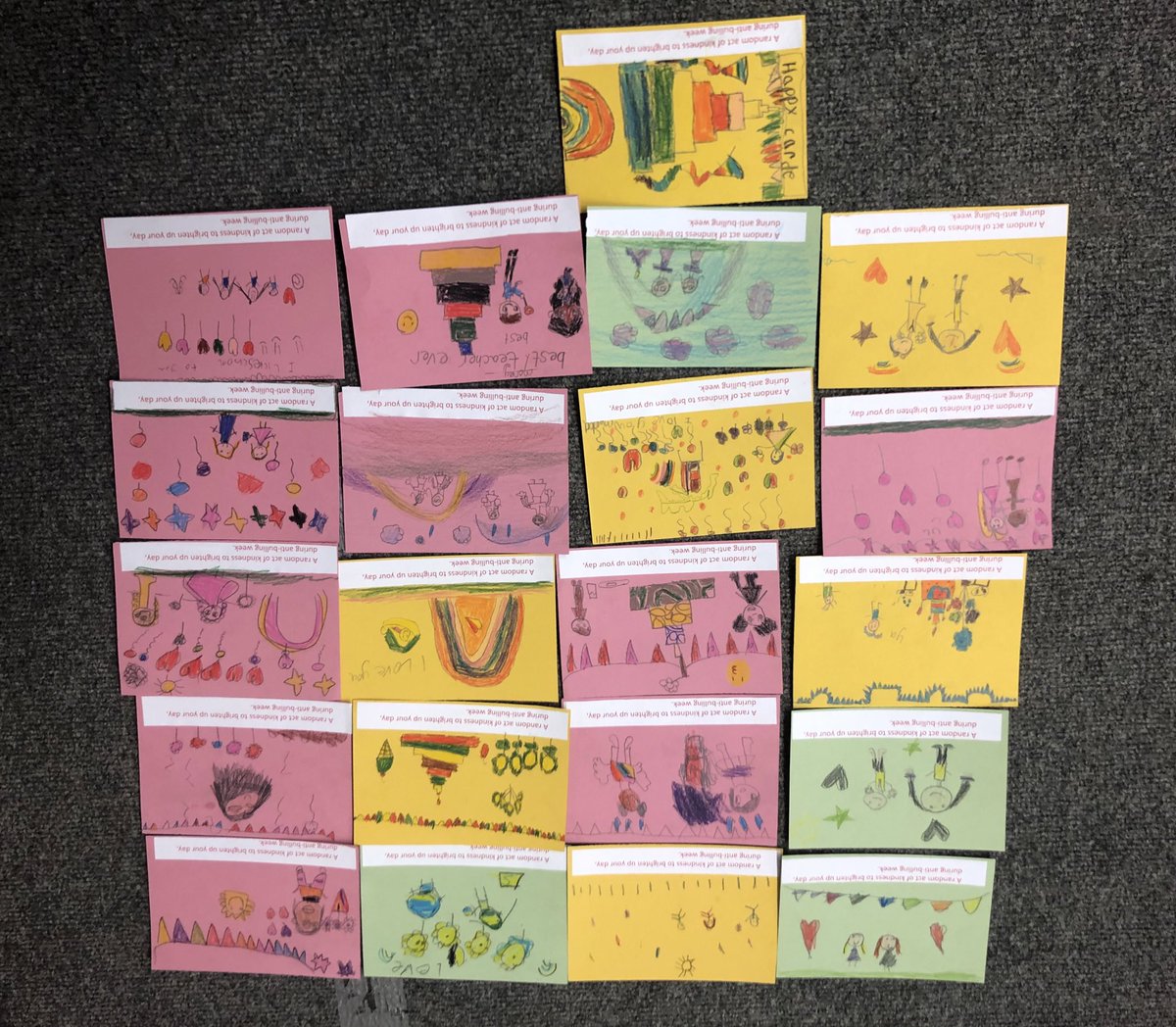 ClassEngland's tweet photo. We undertook random acts of kindness during anti-bulling week #BeKind #AntiBullyingWeek https://t.co/cgHhvacYls