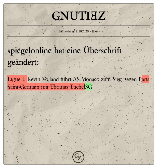 https://t.co/pGZ9jFeFL3
spiegelonline hat eine Headline geändert.
Kevin Volland führt AS Monaco zum Sieg gegen PSG
Distanz: 43
Alle Änderungen auf https://t.co/f09c6MY4Nw https://t.co/rlrOkAJ1cg