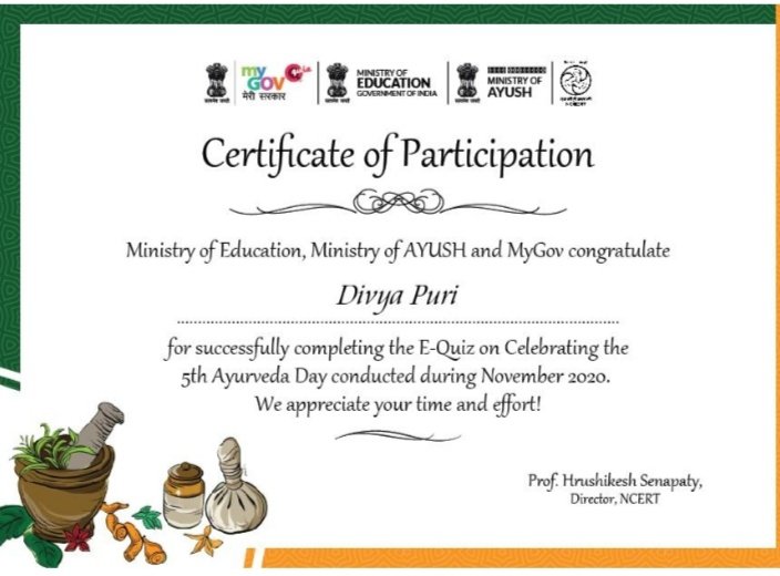 One more feather in my cap!!!!!