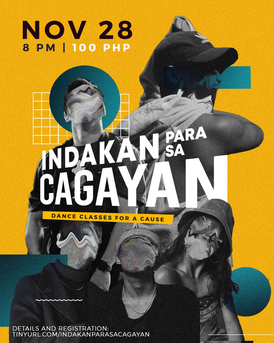 USTRonins's tweet photo. 𝗜𝗡𝗗𝗔𝗞𝗔𝗡 𝗣𝗔𝗥𝗔 𝗦𝗔 𝗖𝗔𝗚𝗔𝗬𝗔𝗡
Dance Classes for a Cause
 
An Anniversary and Charity Event for the Victims of Typhoon Ulysses in Cagayan

November 28 | 8PM | Saturday

Details and Registration: https://t.co/NOzsn5E6Rf

#IndakanParaSaCagayan #RescuePH #ReliefPH https://t.co/trCiVibs6j