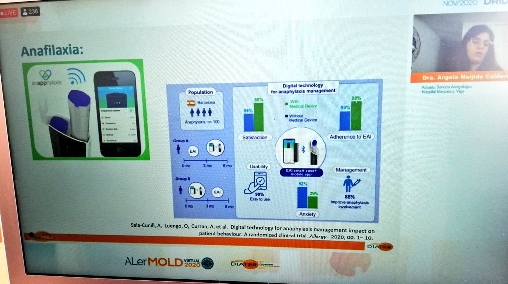 Pgalvan_blasco's tweet photo. @AngelaMeiCal habla del dispositivo inteligente con app para  el #autoinyector de #adrenalina de @anapphylaxis @annasalacunill #alergiaVH
En #ALerMOLD2020
Un gran trabajo en #eHealth #medicaldevice
👏👏👏
👀👀👀⬇️⬇️
https://t.co/dEWdBPJeuZ https://t.co/rJvUsozU13