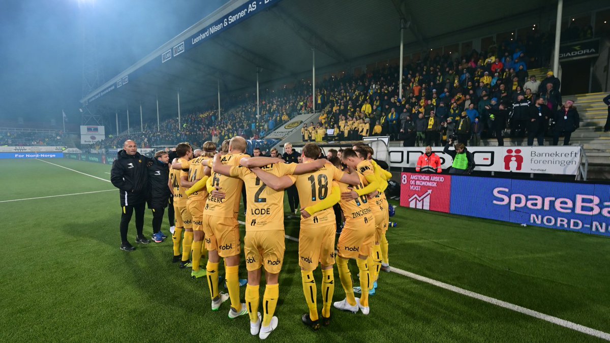 That’s because if Norwegian giants Molde drop points in their match today, FK Bodø/Glimt, a tiny club from the Arctic circle in the very north of Norway will win their very first Norwegian top division or “Eliteserien” title, only three years after being promoted to the top tier