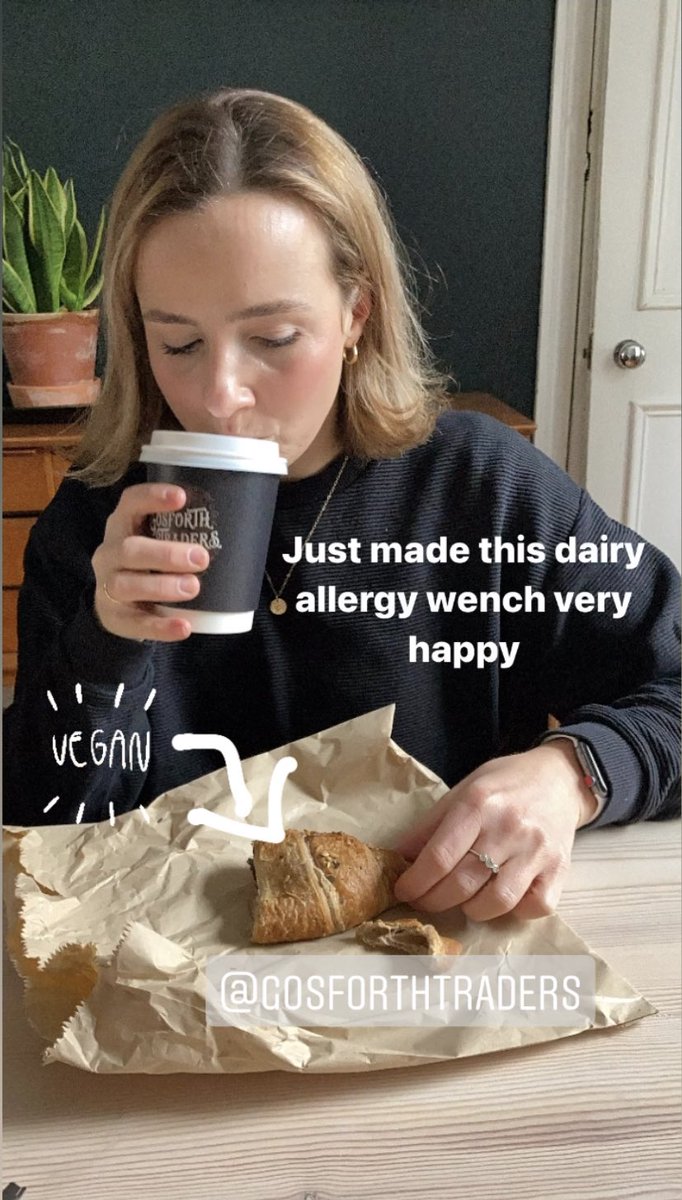 ClaraEMunro's tweet photo. Best friend and housemate thinks she’s a micro-influencer. Emphasis on the micro...
Vegan croissant though? Where have you been all my (dairy free) life? #gosforthtraders https://t.co/uyTifYwXMu