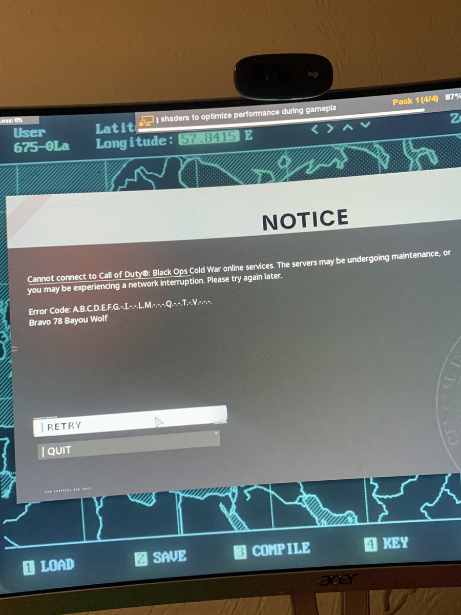 ChugsThompson's tweet photo. @ATVIAssist hey I keep getting an error code every time I try to play the game on pc https://t.co/OJC91xL6G1