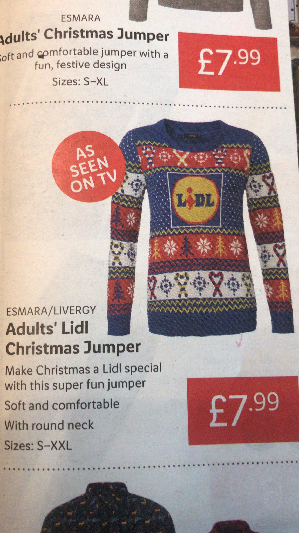 livergy christmas jumper