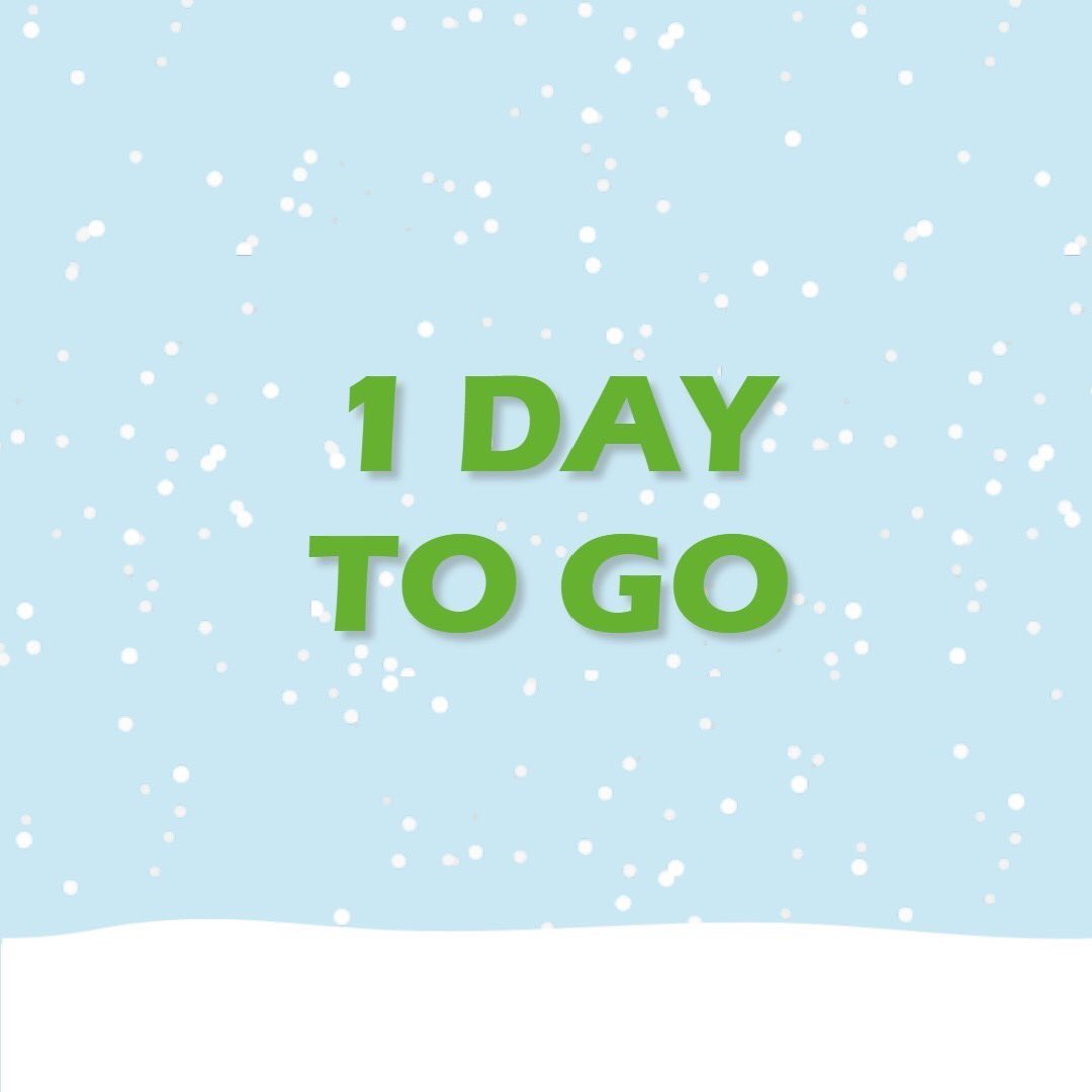 ONLY 1 SLEEP TO GO until our very special festive challenge in aid of Cancer Research UK.⁠ Follow Mr Pudding and find out how you can support this fantastic charity and help them to continue their life saving research.⁠Together we will beat cancer #onesleeptogo #mrpuddingandme