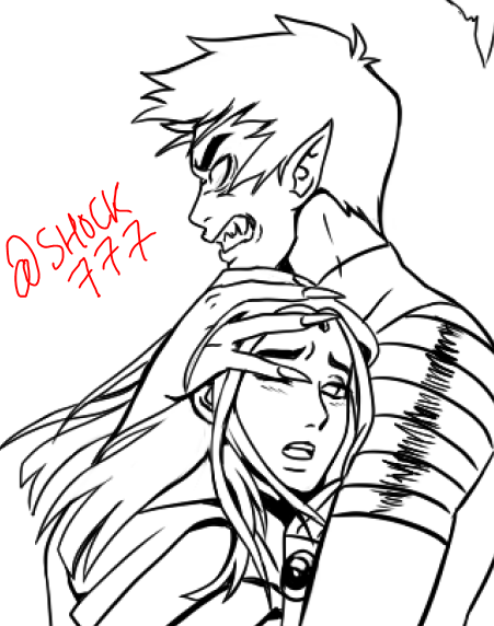 shock777's tweet photo. a doodle. #bbrae #raebb #beastboy #raven #teentitans #teentitansgo #ttg #myart i'm not gonna finish this one but eh. here you go https://t.co/tcKr36kd25