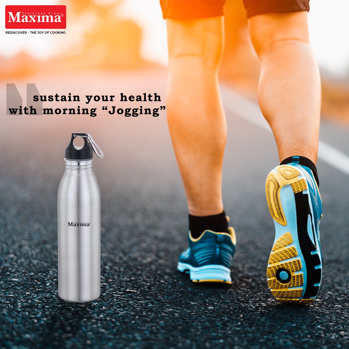 maximakitchen's tweet photo. Sustain your health with morning Jogging🏃♂️
✔️ Improves Bone Strength💪
✔️ Keeps the Mind Healthy🧠
✔️ Builds the Immune System📈
#jogging #running #sport #runner #motivation #walking #runnersofinstagram #workout #gym #training #health #maximaworld #maximaworldofficial #cookware https://t.co/vIOciqTxn6