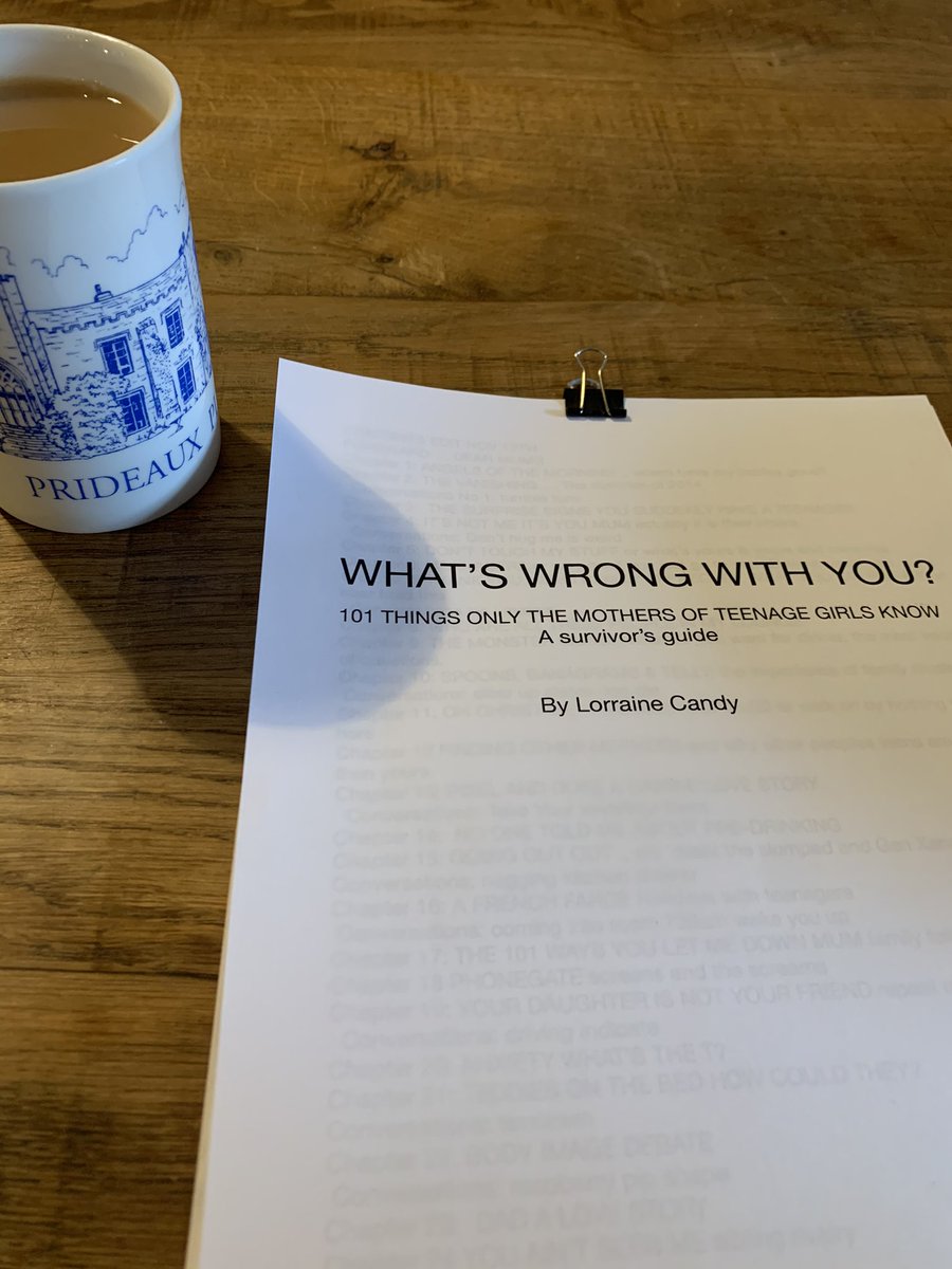 Phew it is done. Finished the book. Out June 2021 <a href="/4thEstateBooks/">4th Estate Books</a> tea to celebrate. Pre Order here: amazon.co.uk/Whats-Wrong-Yo…
