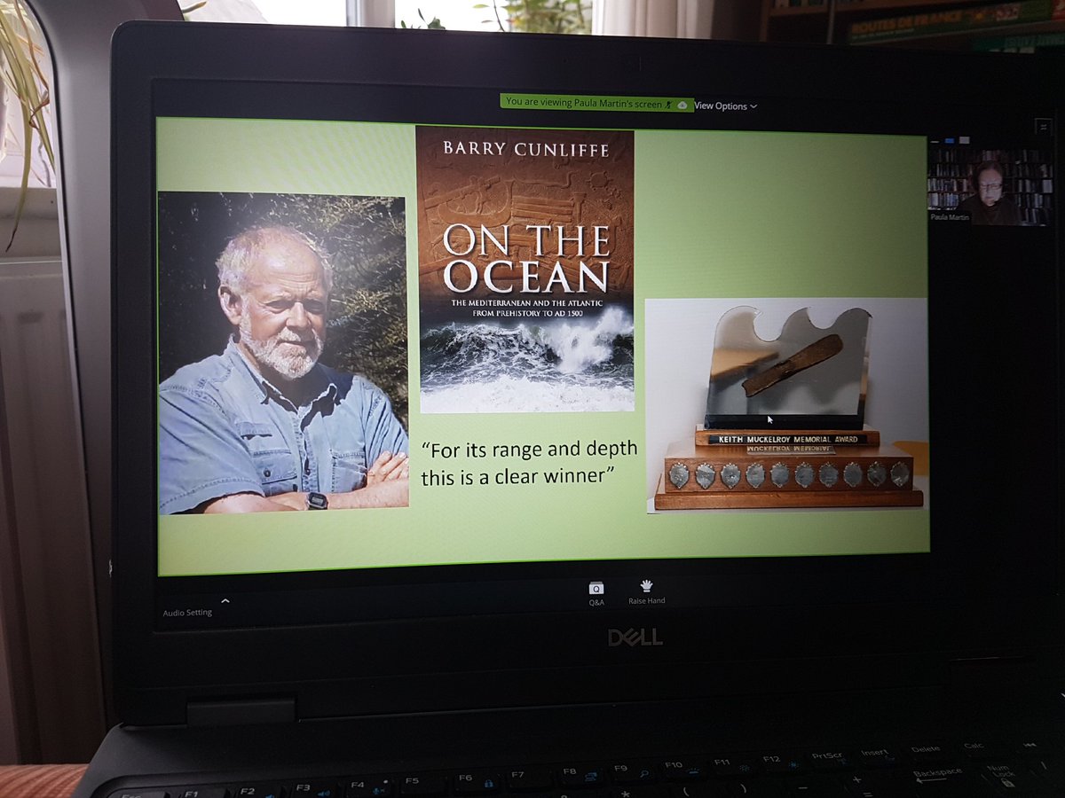 at_hamel's tweet photo. And congratulations to Barry Cunliffe's On the Sea for winning!!

#ThatsNauticalArchaeology 
#ArchConf2020 https://t.co/NVhNHKftxH