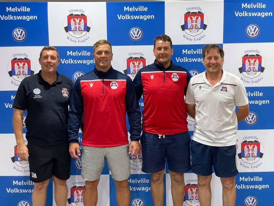 DWESC Football Director Bobby Despotovski welcomes Head coach Stewy Moses and Reserves Coaches Steve Burton and Darran Quinncroft ⚽️🦅
