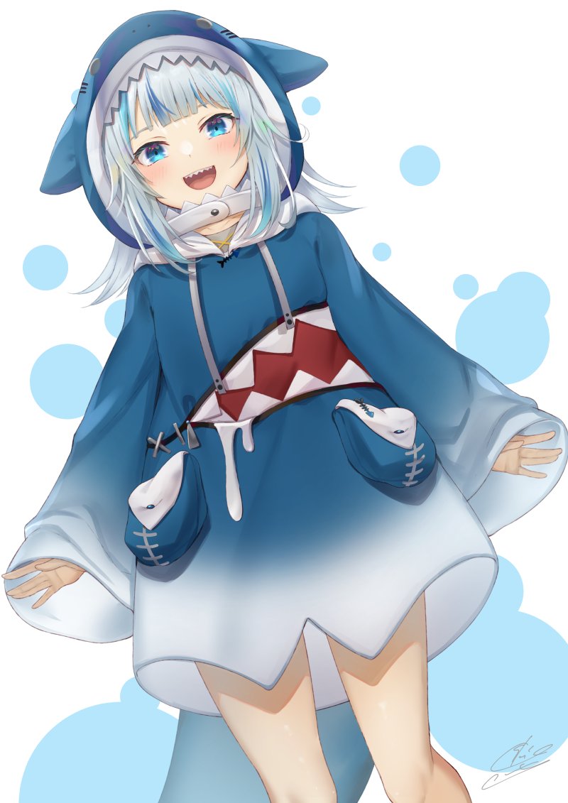 がうるぐら 「グラちゃん可愛い #gawrt 」|楽音（がくと)＠5月以降のお仕事募集中🌟のイラスト
