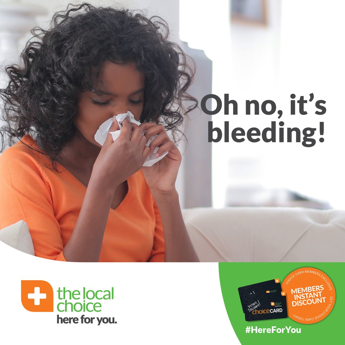 LocalChoiceVS's tweet photo. Frequent or heavy nosebleeds may indicate more serious health problems. Visit your pharmacist at @LocalChoiceVS for medical advice.

#Nosebleeds |#TheLocalChoice | #HereForYou https://t.co/f1t66WJh3g