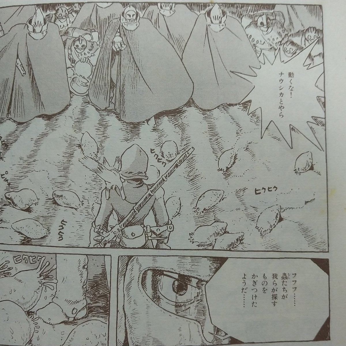 しろちち 冬コミ新刊boothにて頒布中 蟲使いはその名のとおり 腐海の蟲 蛞蝓に似た嗅覚の鋭いもの を用いた 腐海内外での もの探し や腐海の産品 王蟲の甲皮等 の交易 或いは傭兵業等で生計を立てています T Co Ngedwoz3bg Twitter