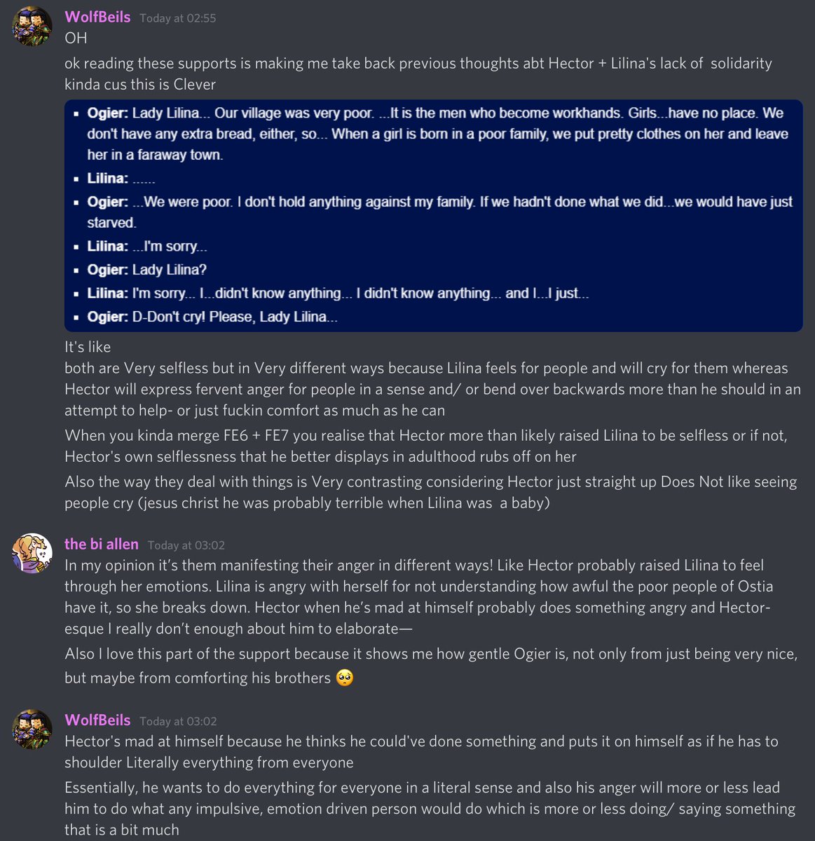 shock horror i talk more abt her father