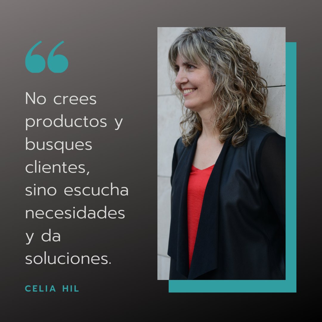 CeliaHil's tweet photo. "No crees productos y busques clientes sino escucha necesidades y da soluciones" 😉 #CèliaHil 
#BuenosDías #BonDia #GoodMorining

#Emprendimiento #EmprendimientoSenior #Emprendedor #Emprendeduría #Emprenedoria #Emprenedor #EmprenedorSènior https://t.co/xp5wT0jLNu