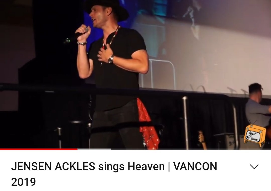 jensen really went on stage and sang bryan adams - heaven just after finding out how the show was gonna end wtf