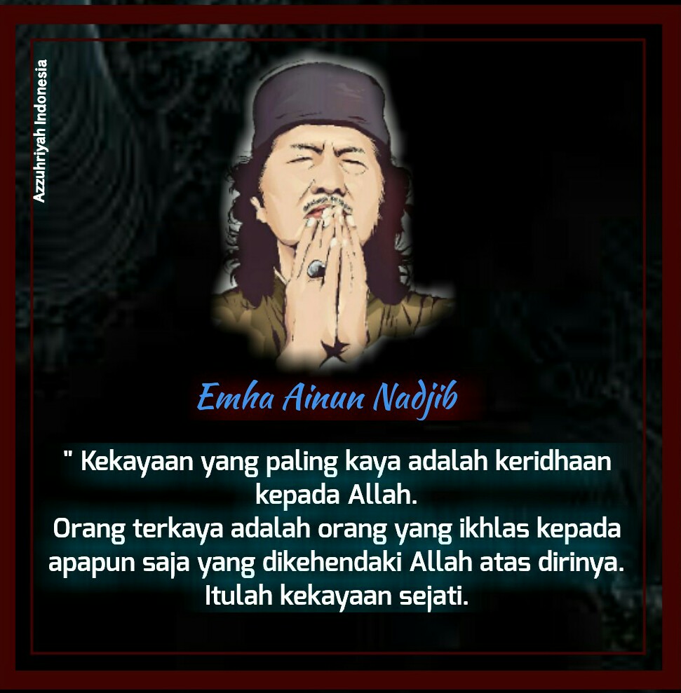 Azzuhriyah21's tweet photo. Ridha akan segala ketetapanNya termasuk ridha atas ketetapan yang buruk sekalipun menurut akal pikiranmu.
Nyatanya Tuhan tdk pernah menetapkan sesuatu yg buruk atasmu melainkan pikiranmu yang blm sampai utk memahaminya
#maiyah #CakNun #Sufism #IslamIsTheRightChoice #Indonesia https://t.co/Cpp8bnWKEn
