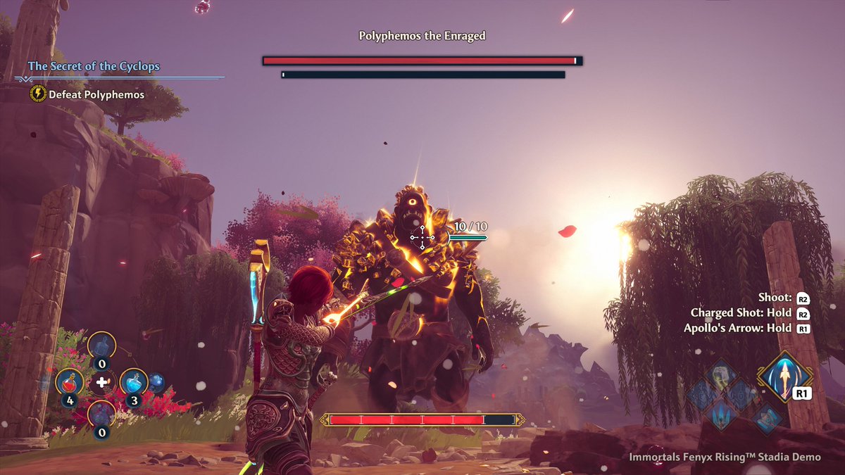 RealBatguy's tweet image. Well, I'm impressed. Stadia doesn't suck. Immortals Fenyx Rising doesn't suck. But don't let anybody tell you it's not heavily "inspired" by Breath of the Wild. Graphics of course, but also fighting, enemies, puzzles, riding, cooking, stamina, climbing...