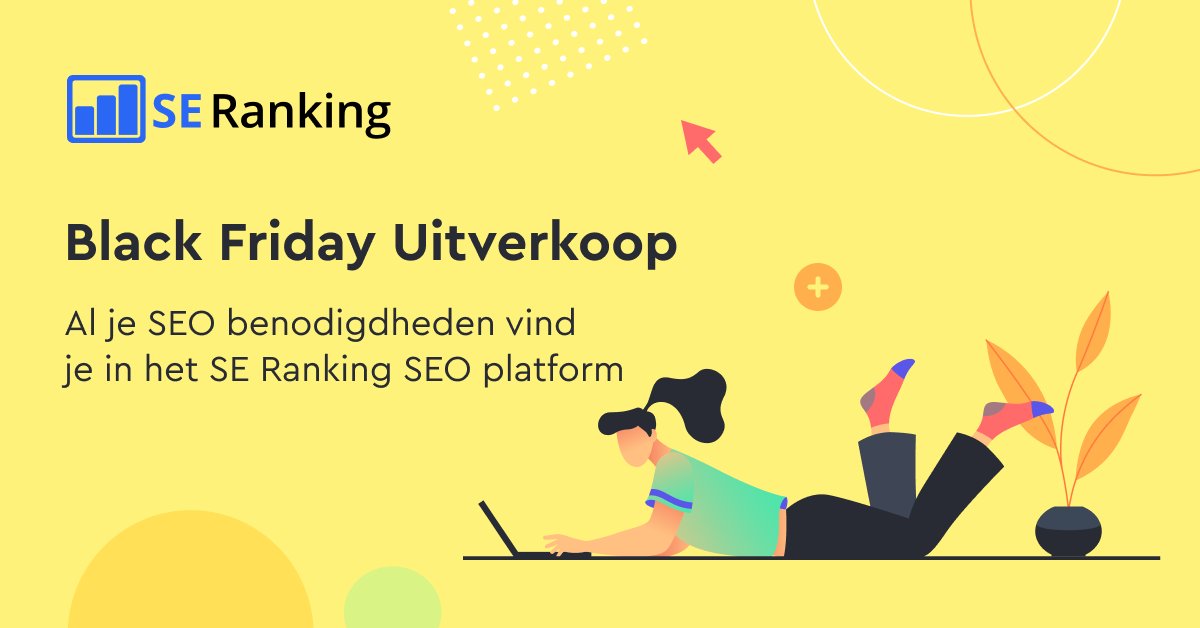 WebWinkelCommunity (@webwinkelcommun) on Twitter photo Het is nu of nooit.
Krijg nu 30% korting op de super tools van <a href="/SERanking/">SE Ranking</a>
seranking.com/nl/?ga=71434
#SEO #seotools #seotips #BlackFriday2020 Het is nu of nooit.
Krijg nu 30% korting op de super tools van <a href="/SERanking/">SE Ranking</a>
seranking.com/nl/?ga=71434
#SEO #seotools #seotips #BlackFriday2020
