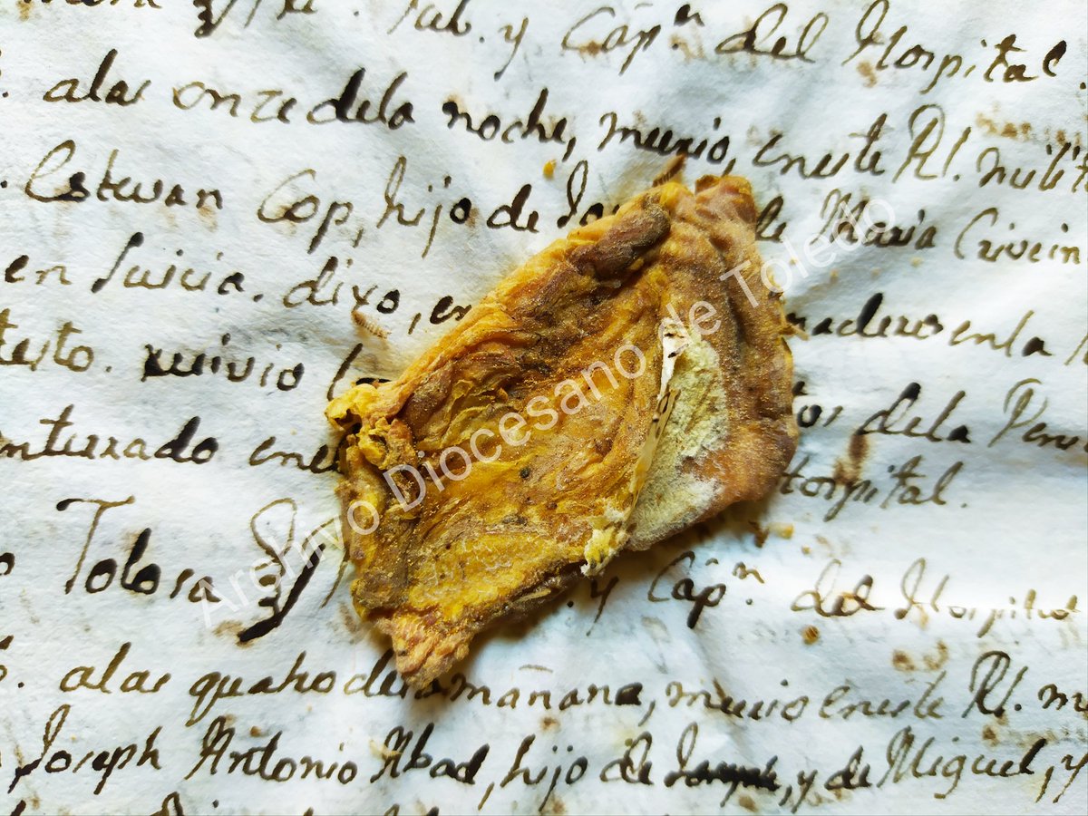 ArchivoDiToledo's tweet photo. ¿Es posible que los restos de una merienda olvidada hace unos 250 años, hayan causados semejantes daños? Opiniones, por favor. https://t.co/l3udFhBlA4