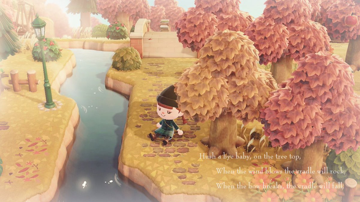 moka6215's tweet photo. Meringue island in autumn🍂
(素敵なマイデザお借りしています）
#あつ森 
#AnimalCrossing 
#acnh https://t.co/dsCBXpS3AQ