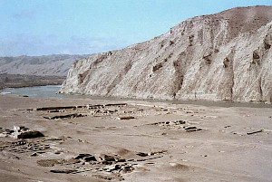 19/82Some 285 miles north of Kabul, where Kokcha pours into Amu Darya and Afghanistan meets Turkmenistan, is an archaeological dig. Politically, the region is part of the frontier province of Takhar. At one time in the past, this is where kings would come on hunting expeditions.