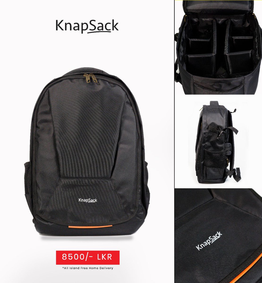 aefotograph's tweet photo. I always wanted to start a my own business, a brand I’m responsible for. So here’s my first attempt. A backpack 🎒 for photographers. this is made in Sri Lanka 🇱🇰, not something that imported and labeled here. DM me to order, currently I have only 5 backups. *1 year warranty #RT https://t.co/KvBSuq3gxi