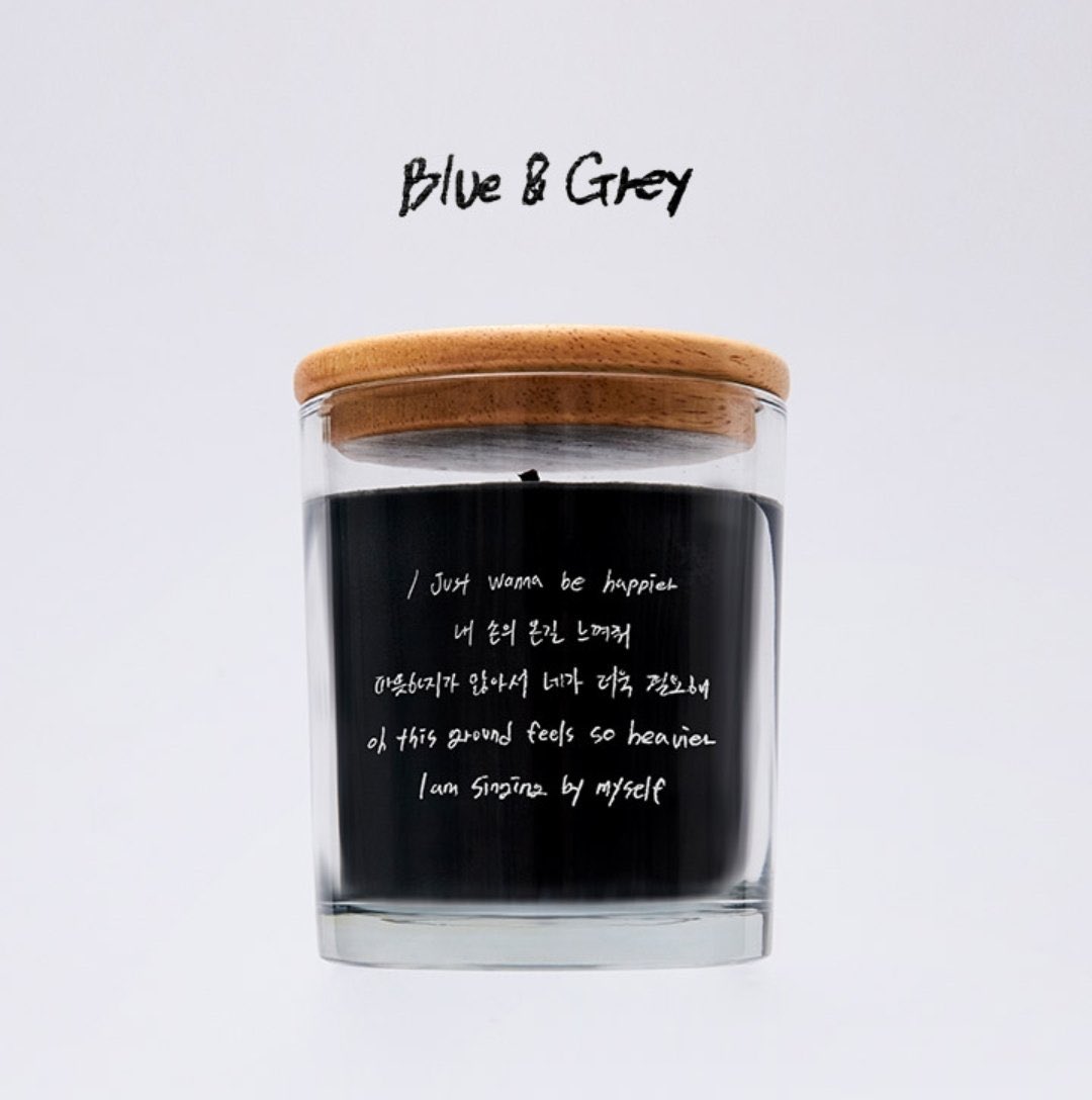 Bts V Uk Taehyung S Scented Candle Adorned With A Print Of His Handwriting Of The Lyrics From Blue Grey Will Be Available On November 23 At 11am Kst Bts V Uk Taehyung S Scented Candle Adorned With A Print Of His Handwriting Of The Lyrics From Blue Grey Will Be Available On November 23 At 11am Kst
