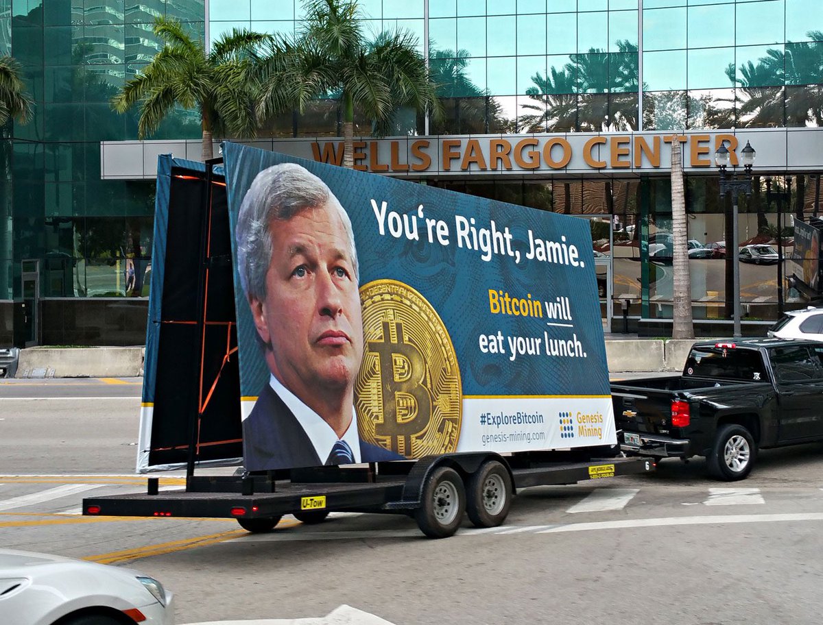 It’s over, Jamie! Bitcoin Market cap > JP Morgan! #bitcoin #jamiedimon