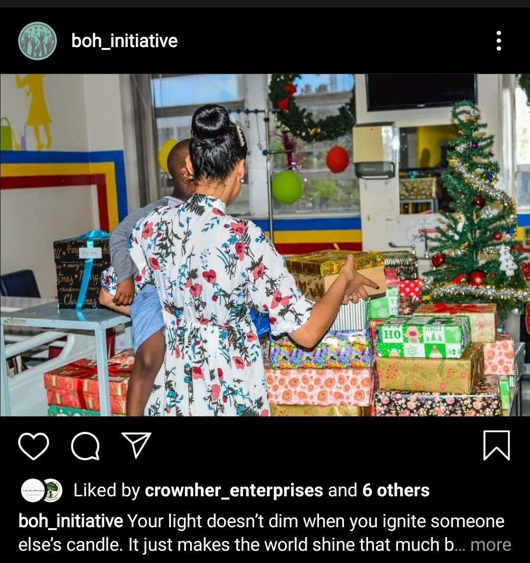  @_CrystalAugust has the most beautiful heart and smile, and does amazing work  at her  @BirthdayOfHope foundation. As this very tumultuous year draws to an end, let's see how we can assist her 