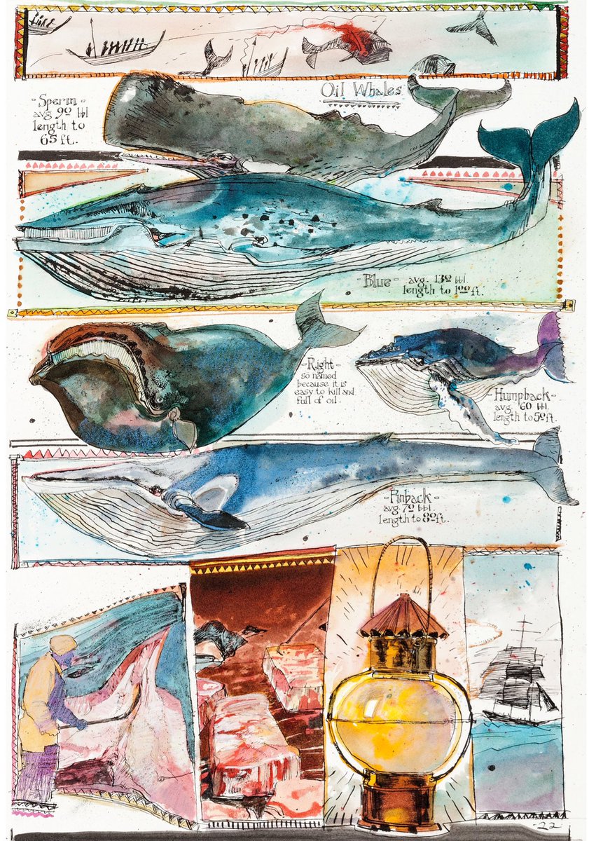 CoolComicArt's tweet photo. Classics Illustrated : Moby Dick (1990) art by Bill Sienkiewicz @sinKEVitch https://t.co/2Elp2C3qrh