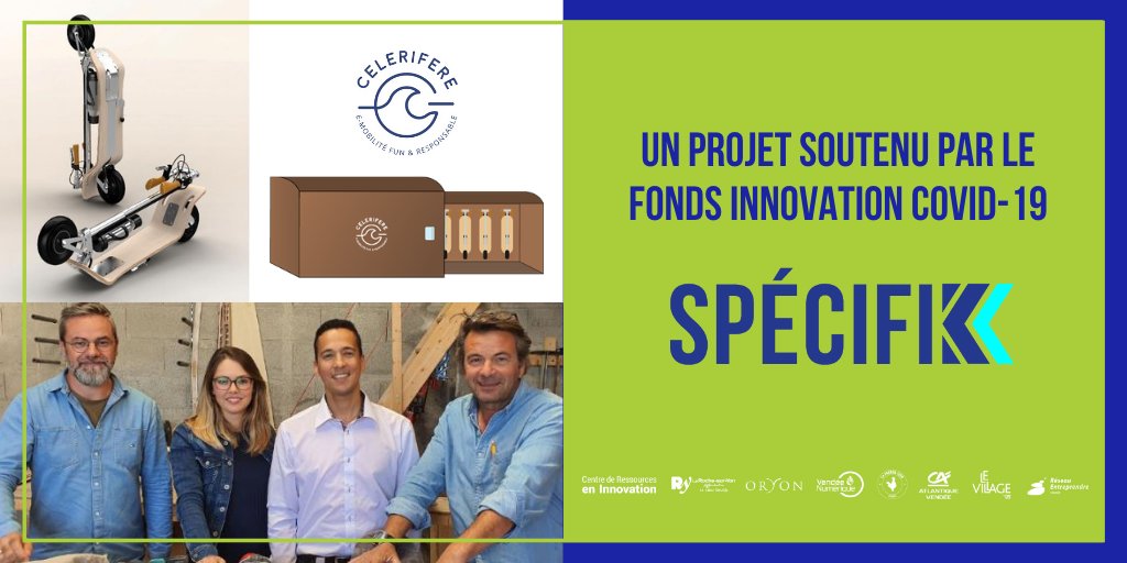 💰[FONDS SPÉCIFIK] 
Voici l'un des 3 projets innovants retenus : un casier de rangement pour trottinettes électriques, créé par <a href="/celerifere85/">Célérifère</a> qui favorise une mobilité douce et individuelle. 
Plus d'infos 👉 bit.ly/3kSMCeu
#AAP #FondsSPÉCIFIK #Specifik
