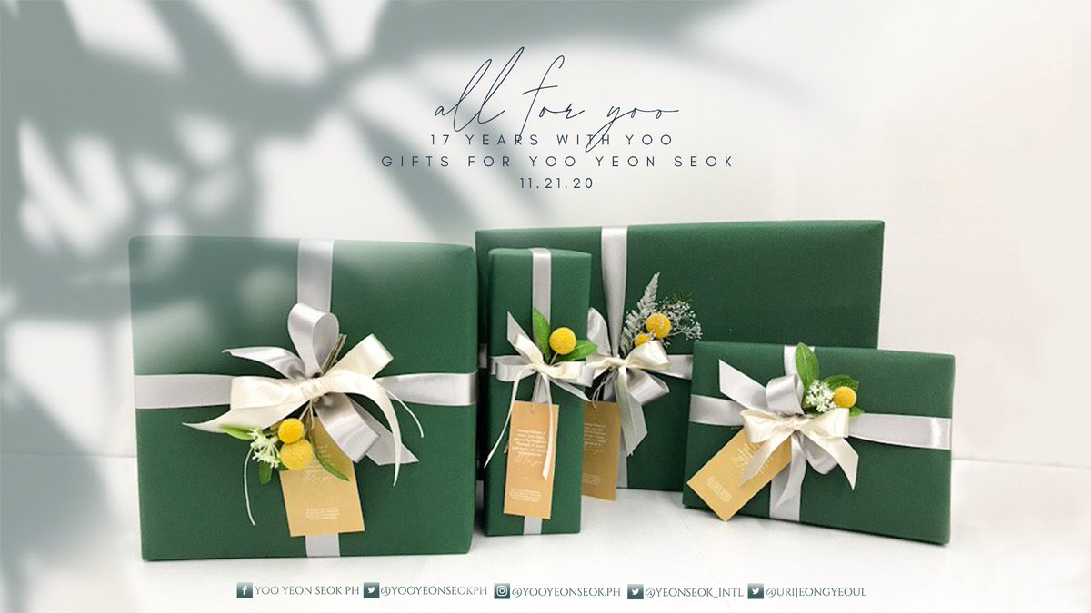 Presenting the gifts for Yoo Yeon Seok's 17th Debut Anniversary!

The All For Yoo team is grateful for all the help and support you have given. Again and again, this is by yoo for Yoo 🖤

#17YearsWithYoo
#17년전에_데뷔해줘서_고마워_유연석
#YooYeonSeok #유연석