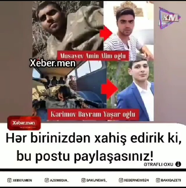 ElzaBabazade's tweet photo. Rt
#bringbackAmin 
#bringbackBayram https://t.co/rQoKYPRX9r