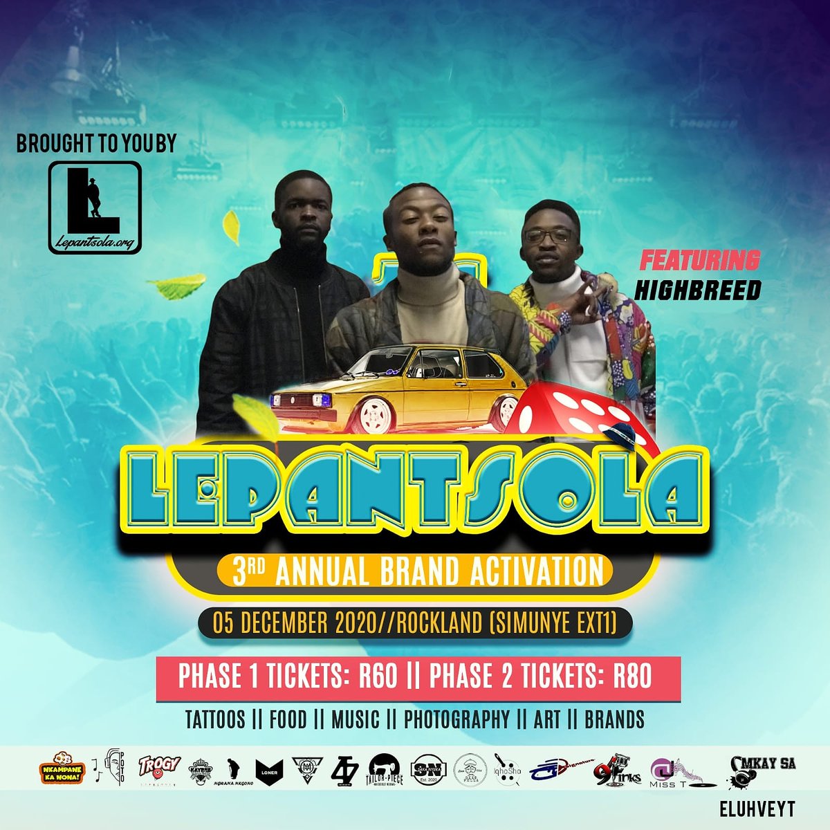 HIGHBREEDENT's tweet photo. Catch us on the 5th of December for the hottest local brand event

https://t.co/5t0Uxloodh

#Lepantsola3rdBrandActivation
#IssaLifestyle
#HIGHBREED https://t.co/vTHVSfb9L2