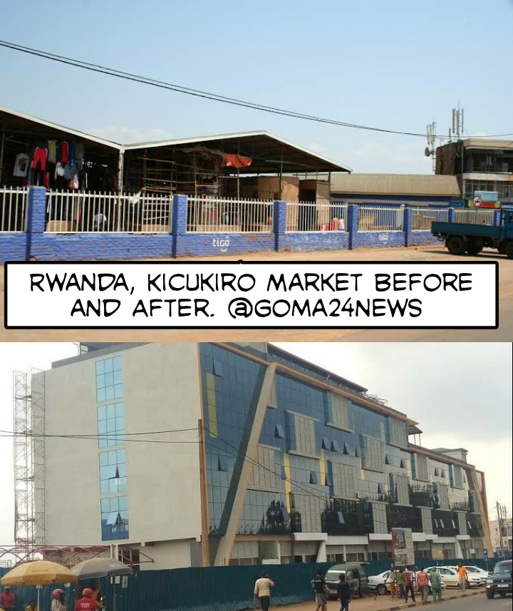 N°3. Le Marche de Kicukiro, Avant et après Cc:  @AndyBemba @Dompundu @KennedyNari @VidiyeTshimanga  @Luc_Gerard  @eacvision1  @juvenalmunubo #Rwanda  #Congo: C'est aussi une gradeur d’apprendre chez les Voisins. Suivez ce Thread des Photos des Marches Du Rwanda avant & après.