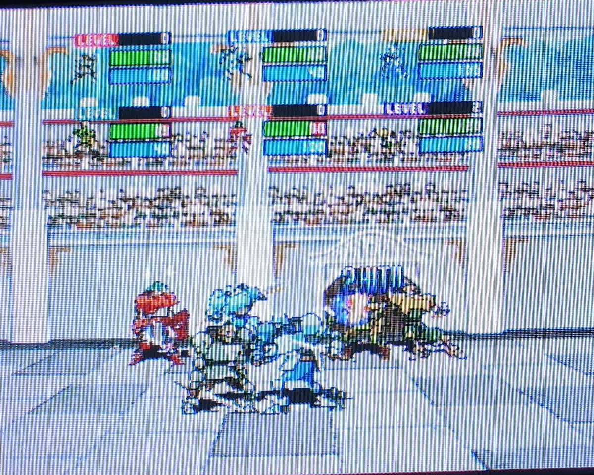 But there's more than just the campaign.Guardian Heroes features an arena mode for up to six players. Grab a multitap and you and five friends will be hooked.Here you can play as any character that you have defeated in story mode. This creates extra incentive to see everything