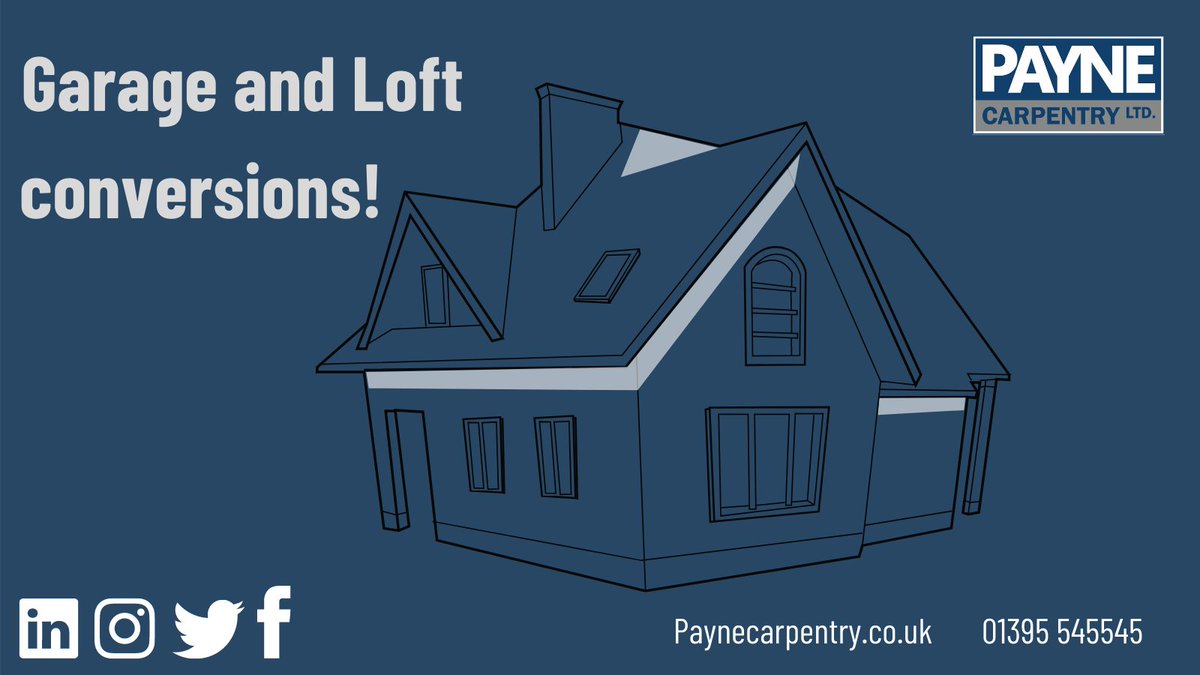 Another cloudy weekend stuck indoors☔ So why not make the most of the space in your house! Garage unused? Loft empty? Why not get them converted and create some extra space for the family – or for yourself! #carpentry #construction #constructiondevon #loftconversion #conversion