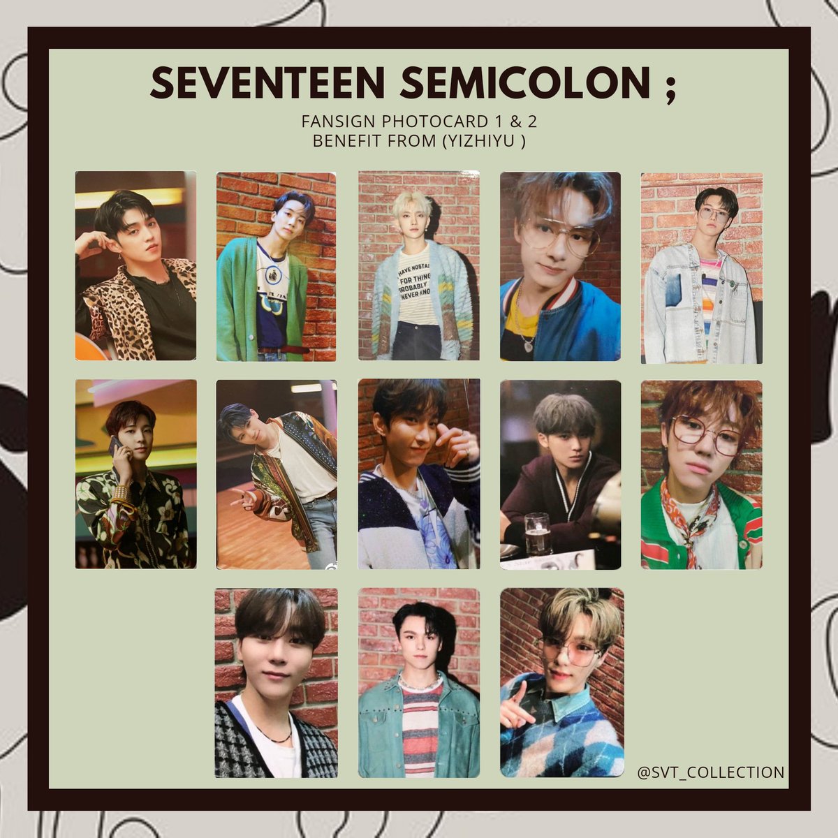 SEVENTEEN せぶち ミンギュ トレカ ヨントン semicolon