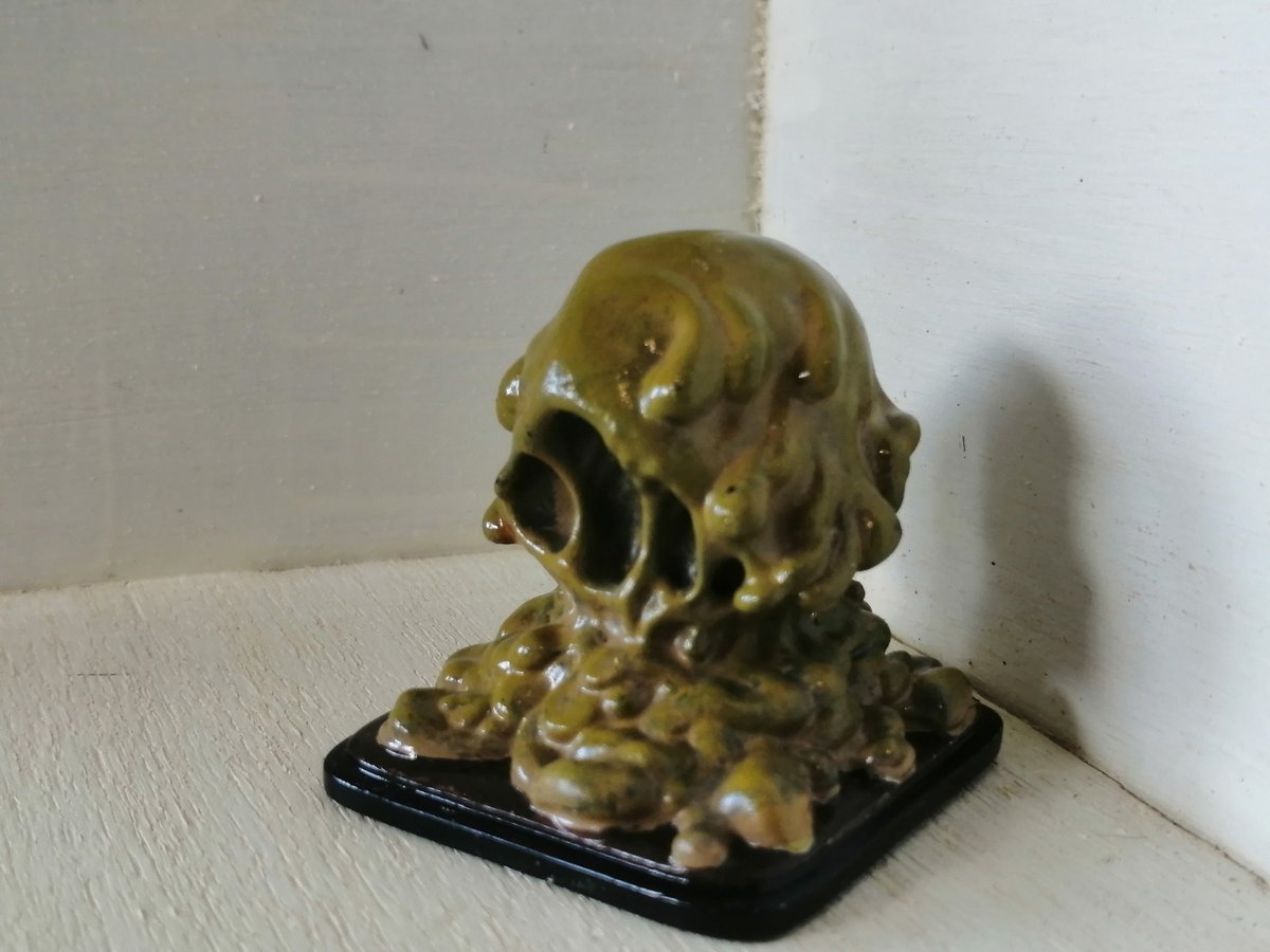 Excited to share the latest addition to my #etsy shop: Ochre Jelly dnd 48 mm etsy.me/3lTxLBP #ochre #jelly #dnd #dungeons #dragons #resin #ooze #mini #miniature