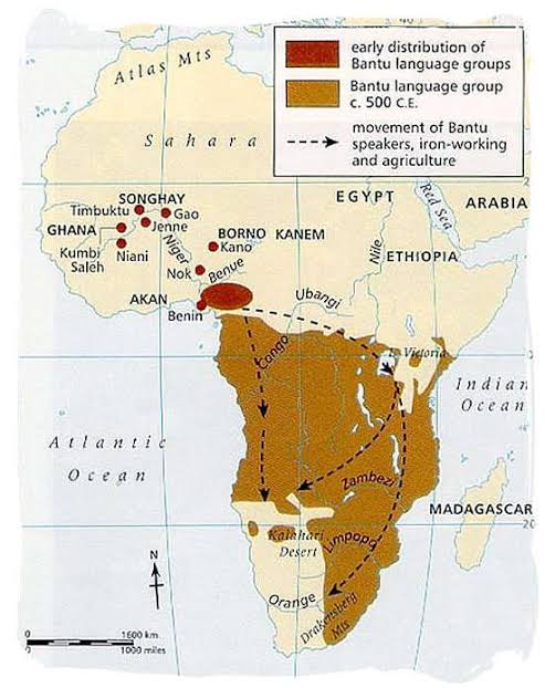 During their initial migration across most of Central, Eastern, and Southern Africa, which took place between approximately 5,000 and 1,500 years ago, Bantu speech communities not only introduced new languages in the areas where they immigrated but also new lifestyles.
