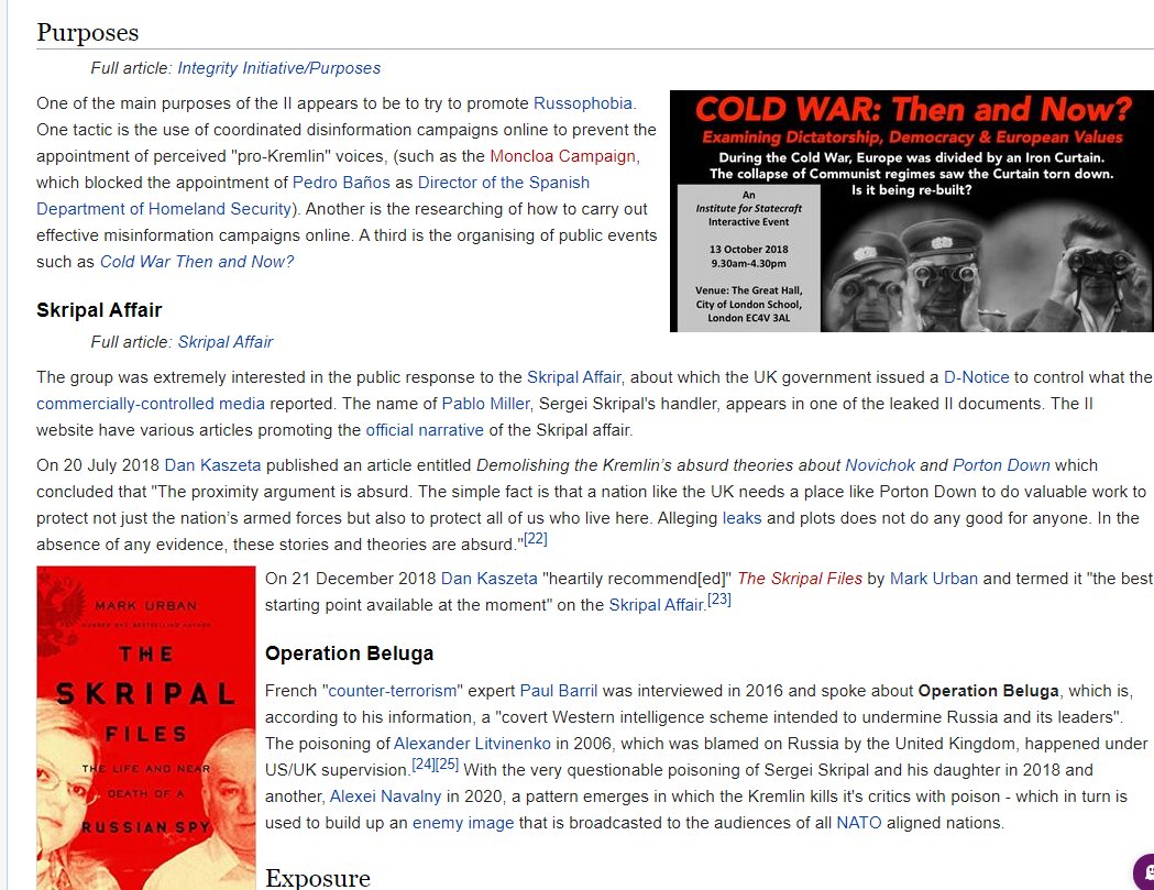 This Integrity Initiative was all about Russiaphobia. Were you aware that prior to the 2016 presidential election that Brexit went thru it's own muh Russia? Pretty much like Trump went through. This operation has multi country clusters.  https://wikispooks.com/wiki/Integrity_Initiative#Russophobia