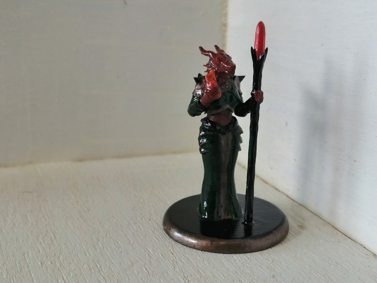 Excited to share the latest addition to my #etsy shop: Dragonborn priestess wizard dnd resin 48 mm etsy.me/3306UwD #dragonborn #dnd #dungeons #dragons #resin #priest #priestess #wizard #mini