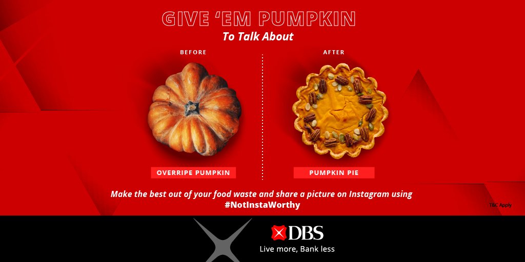 DBSBankIndia's tweet photo. Food waste ain't pretty, but you can change that!
Take the #NotInstaWorthy challenge - share your tips to achieve Zero Food Waste on Instagram. Tag 3 friends & @DBSBankIndia and follow us for the chance to win a special hamper!
Read more: https://t.co/BKMcIKkp0d
*T&C apply https://t.co/wfLYhdDVun