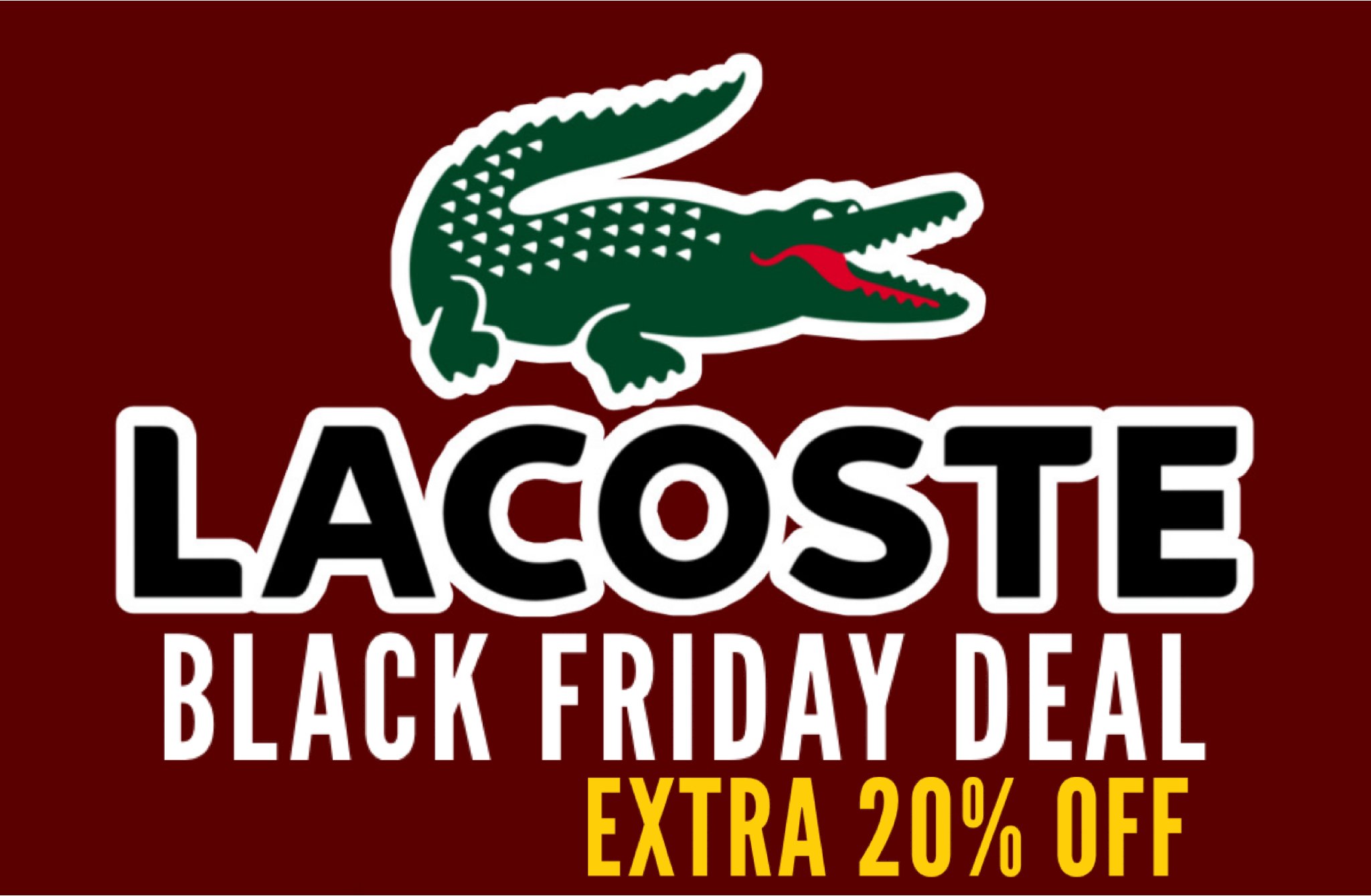 lacost black friday