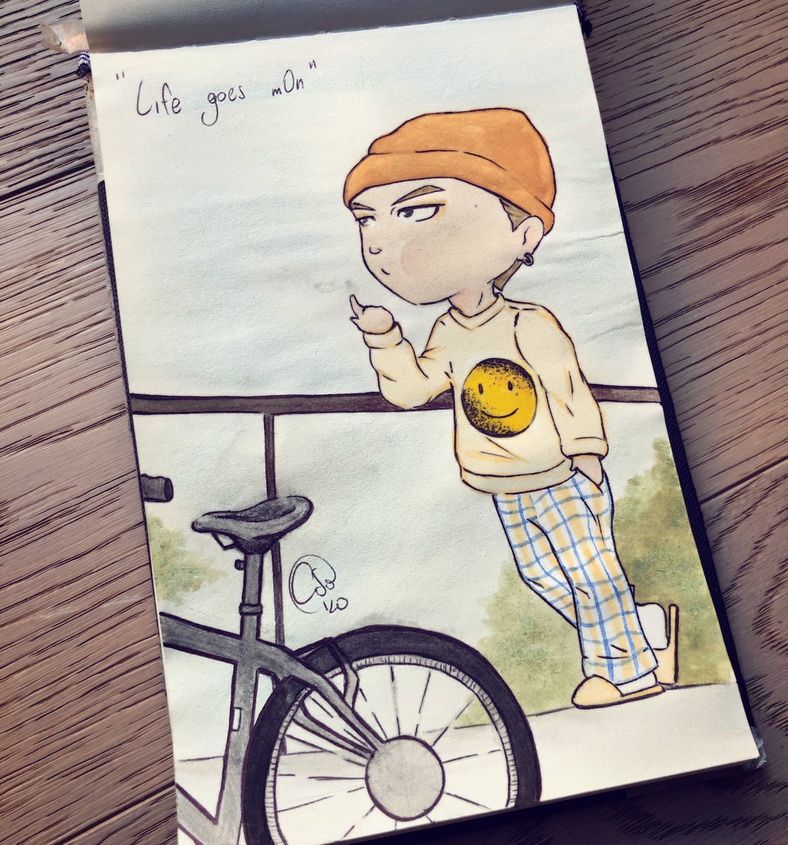 ChantalSonia1's tweet photo. Life goes on @BTS_twt #LifeGoesOn #BEDAY #BETODAY #BE_BTS #BTS_BEisCOMING #StreamLifeGoesOn #๋ฐฉํ์๋
๋จ #namjoon #army #illust #paint #arteza #rm #namjoonfanart #rmfanart #LifeGoesOnWithBTS #chibi #manga #italianarmy @artezaofficial https://t.co/K0QJaTqqLj