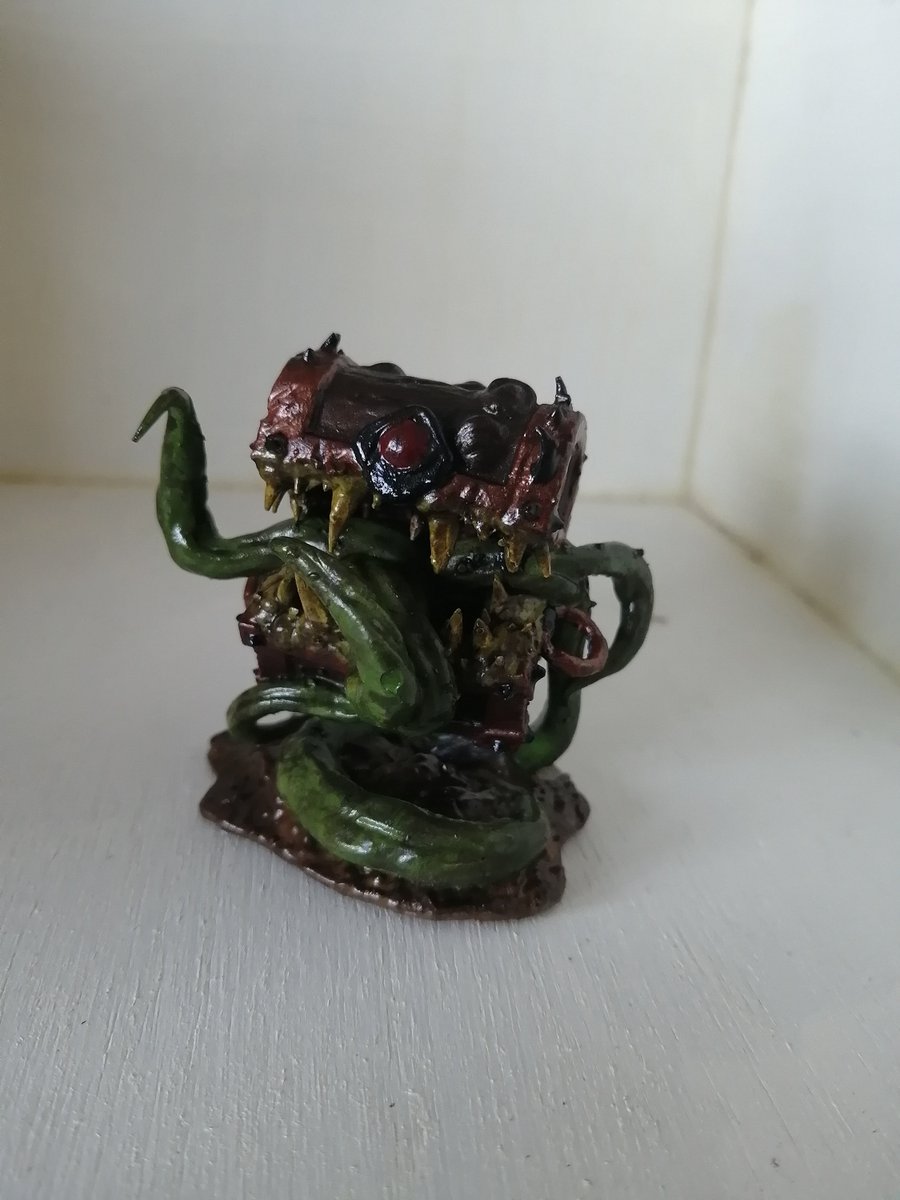 Excited to share the latest addition to my #etsy shop: Stunning resin mimic etsy.me/3kL4NCQ #resin #mimic #dungeons #dragons #dnd #model #mini #miniature #acrylic